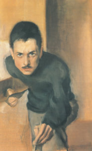 Einar Ilmonin Omakuva noin vuodelta 1909. Kuva Timo Lehtinen Sisko Niemisen teokseen Einar Ilmoni - yksinäinen kilvoittelija.