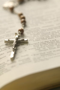 Crucifix and Bible