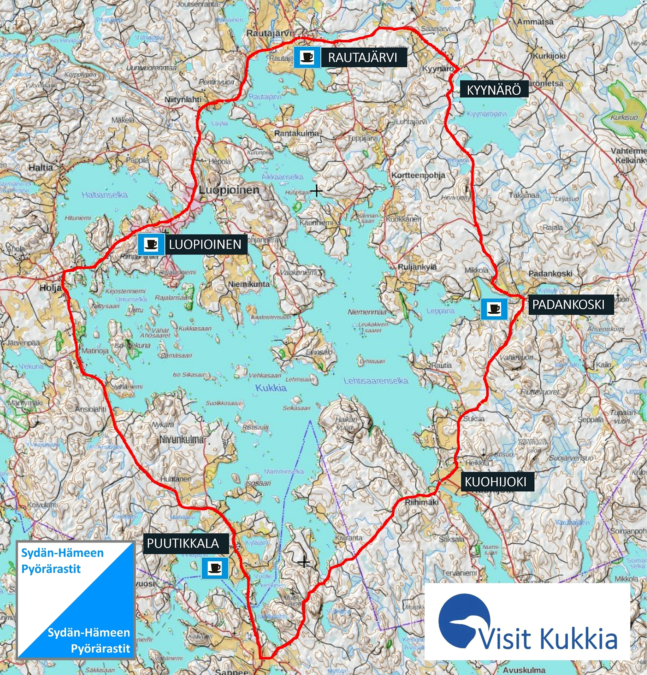 Ensi viikonlopun Kukkian pyöräilyssä kokeillaan ensi kertaa  kännykkäsovellusta - Sydän-Hämeen Lehti