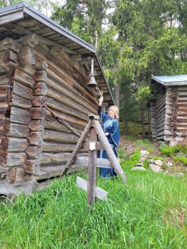 Ylöjärveläisellä Marina Kivirannalla on oma tsasouna. Se on pyhitetty Johannes Venäläiselle. Kiviranta matkaa viikonvaihteessa Helsinkiin tavatakseen patriarkka Bartolomeoksen. (Kuva: Matti Pulkkinen)