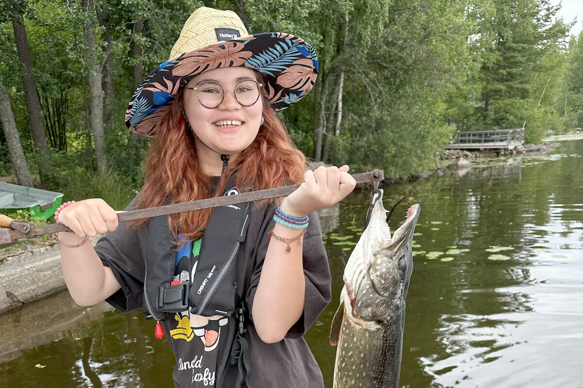 13-vuotias mökkikalastaja nosti Kukkialla ennätyshaukensa